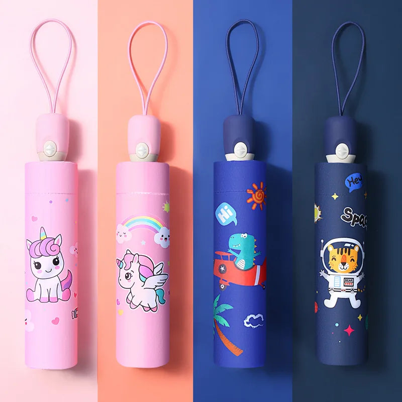 Lovely Unicorn Folding Umbrella