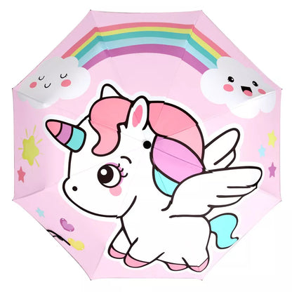 Lovely Unicorn Folding Umbrella